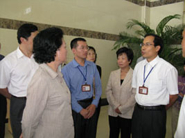 省領(lǐng)導(dǎo)、市領(lǐng)導(dǎo)來(lái)我司進(jìn)行視察、指導(dǎo)