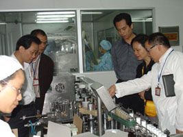 省領(lǐng)導、市領(lǐng)導來我司進行視察、指導