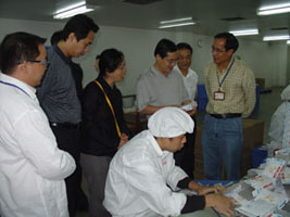 省領(lǐng)導、市領(lǐng)導來我司進行視察、指導