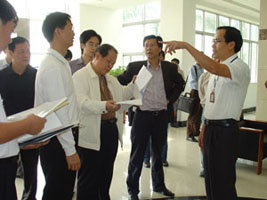 省領(lǐng)導、市領(lǐng)導來我司進行視察、指導